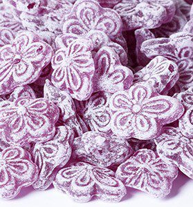 Pastillaje de violetas